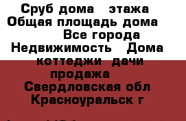 Сруб дома 2 этажа › Общая площадь дома ­ 200 - Все города Недвижимость » Дома, коттеджи, дачи продажа   . Свердловская обл.,Красноуральск г.